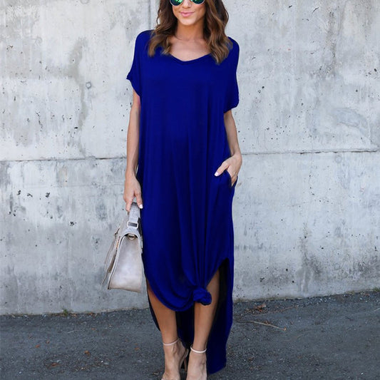 Cotton Girls' Summer Maxi Casual Long Dresses