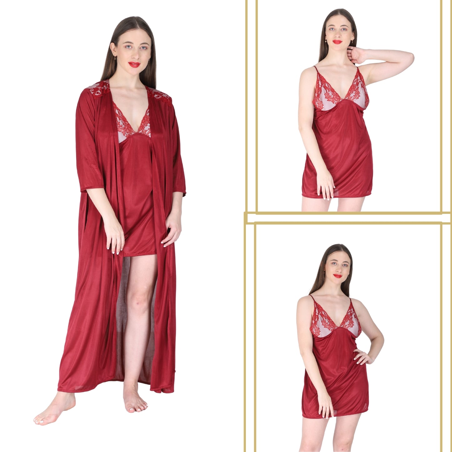 Babydoll-style  2 pcs set piece