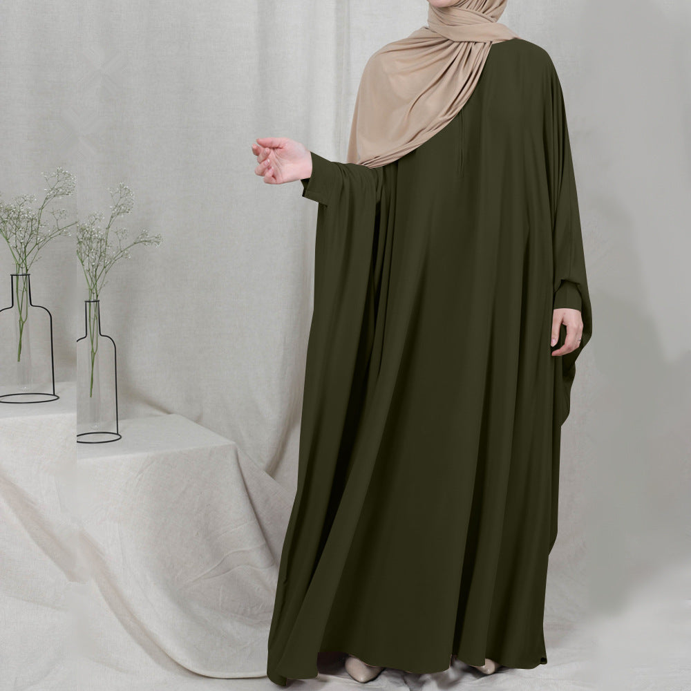 Hooded Hijab Dress Prayer Garment Jilbab Abaya Long Khimar