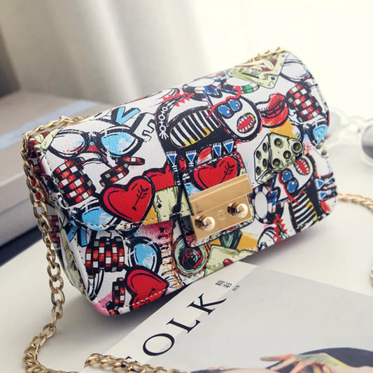 New Women Bags Summer Graffiti
