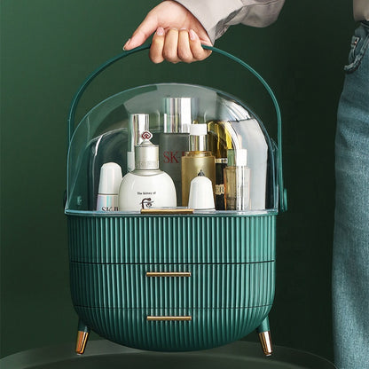 Dust Proof Plastic Makeup Jewelry Organizer
