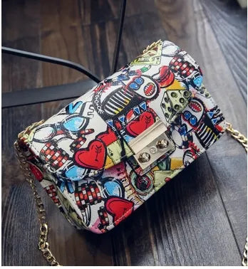New Women Bags Summer Graffiti