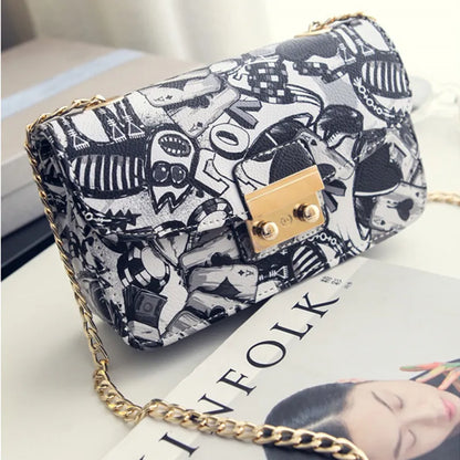 New Women Bags Summer Graffiti