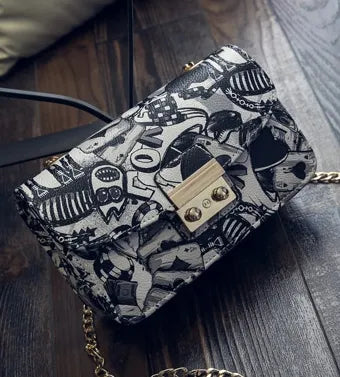 New Women Bags Summer Graffiti