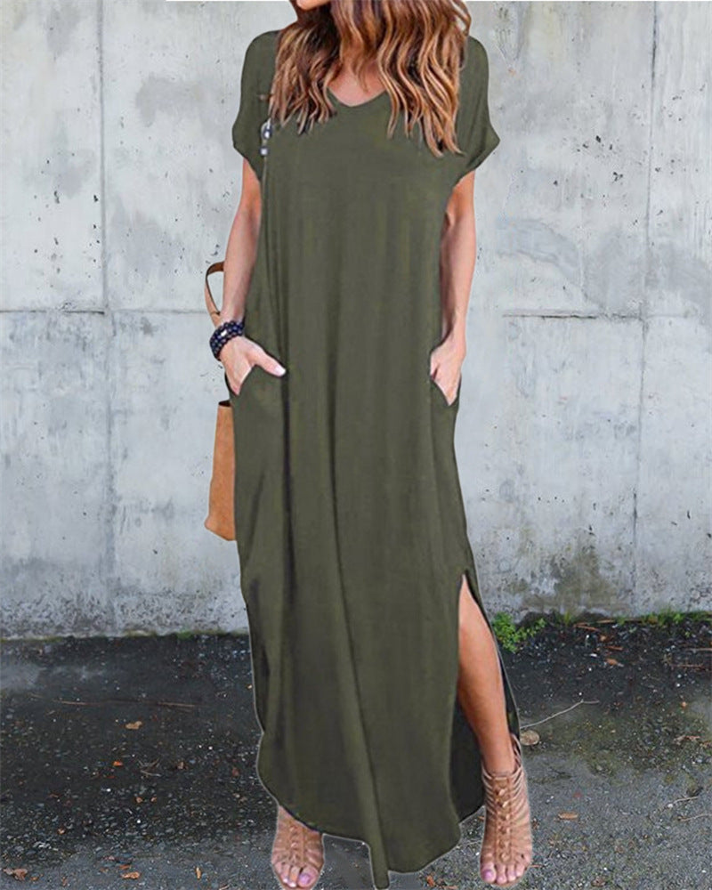Cotton Girls' Summer Maxi Casual Long Dresses