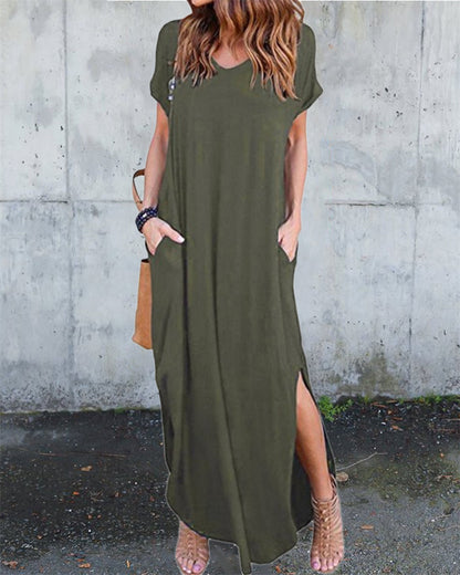 Cotton Girls' Summer Maxi Casual Long Dresses