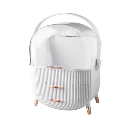 Dust Proof Plastic Makeup Jewelry Organizer