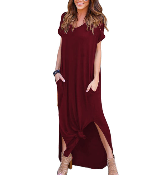 Cotton Girls' Summer Maxi Casual Long Dresses