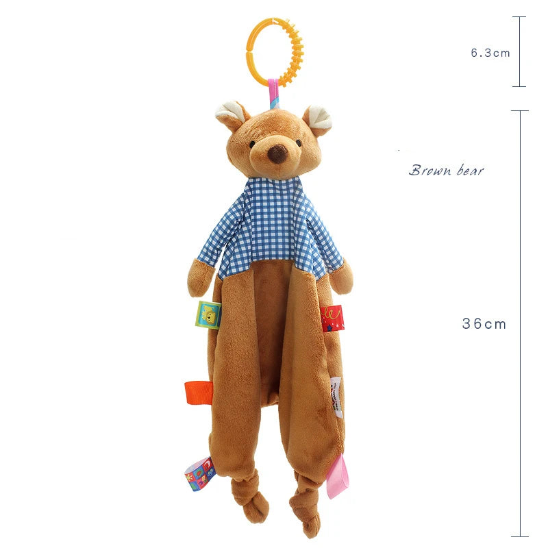 Towel Stuffed Animals Baby Comforter Toy