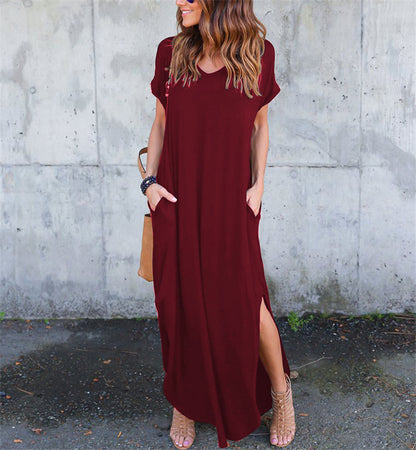 Cotton Girls' Summer Maxi Casual Long Dresses