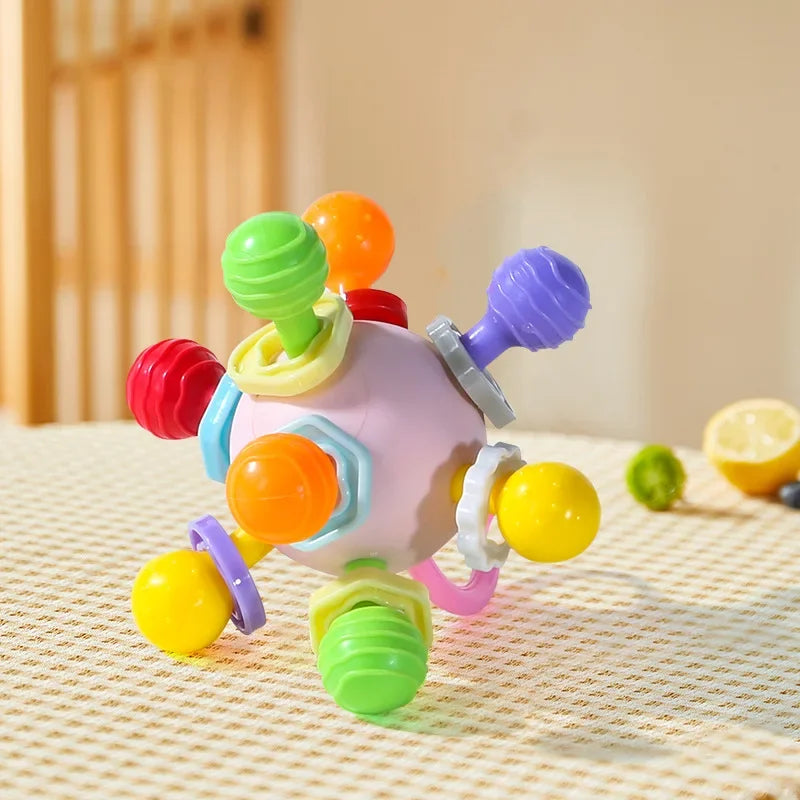 Rotating Rattle Ball Grasping