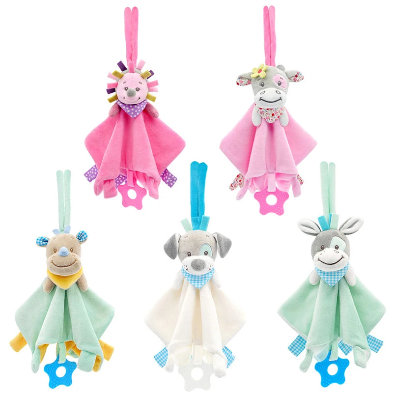 Towel Stuffed Animals Baby Comforter Toy